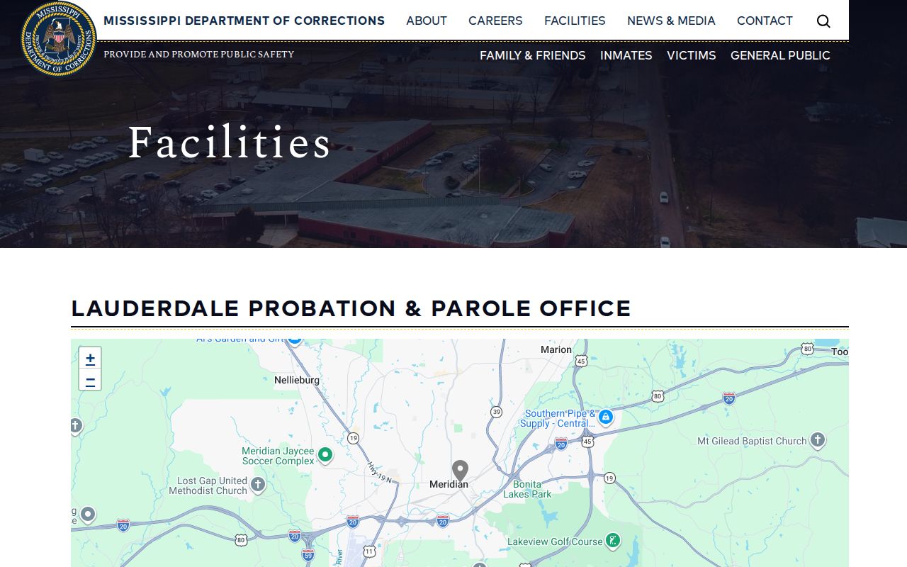 Lauderdale County post-release supervision office record