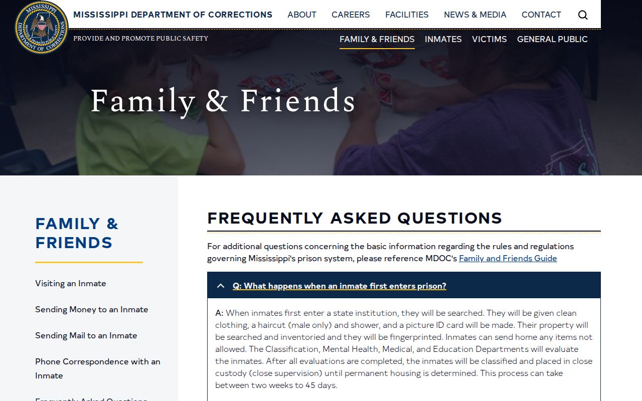 MDOC release processing guidance for Lauderdale County projected dates